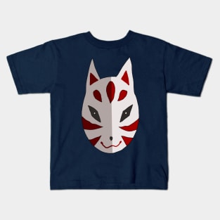 Kitsune Mask Kids T-Shirt